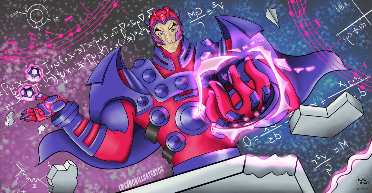 j_e_illustrator's tweet photo. "Gravity is a harness; I have harnessed the harness."
An illustration of Sigma dressed as Magneto. "Signeto"? 🤷‍♂️ idk lol 🎨#art #Overwatch2 #Marvel https://t.co/smKRhlNQc2