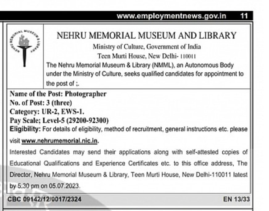 The Nehru - Nehru Memorial Museum and Library - NMML