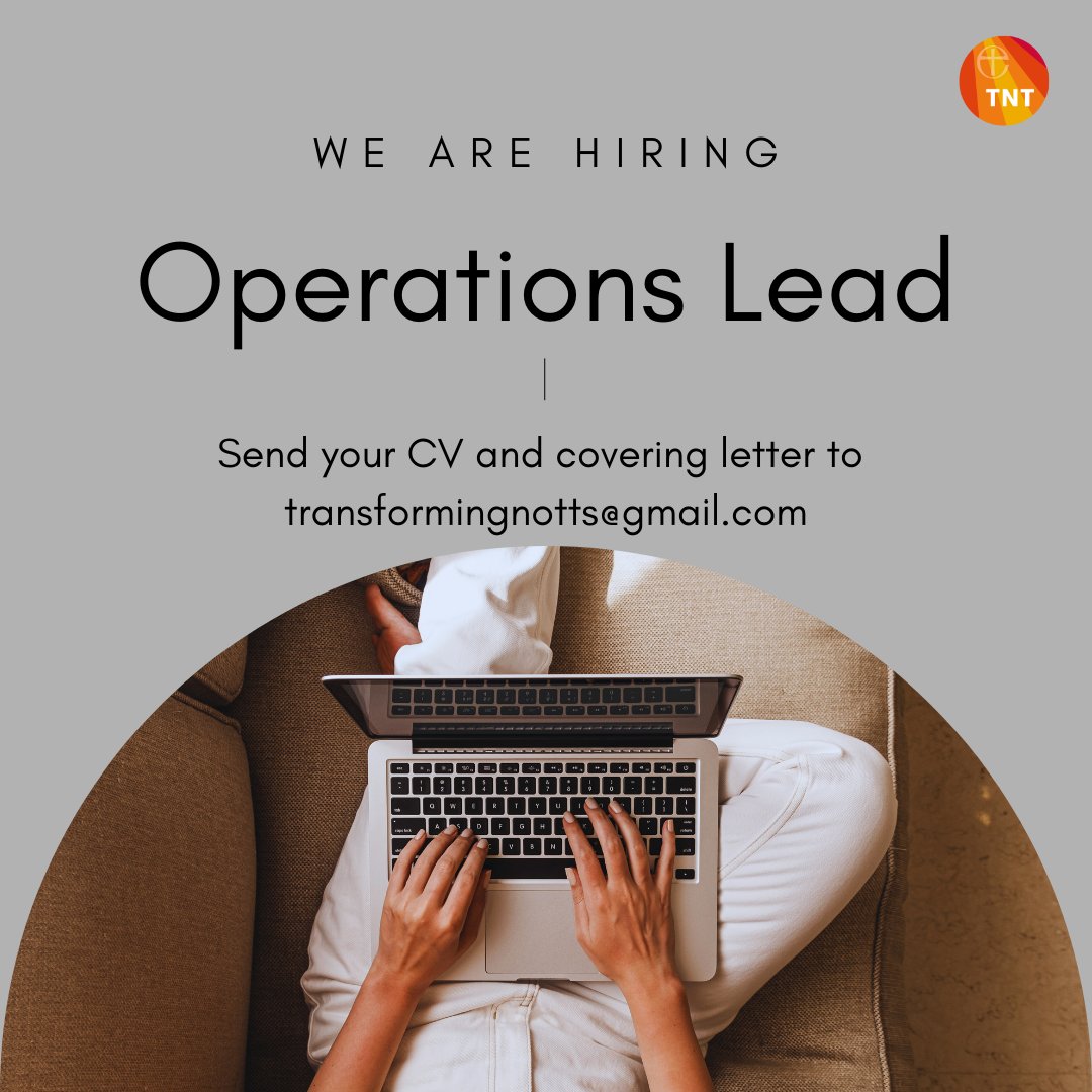 We are still recruiting for a new Operations Lead to join TNT!! Come and join our fantastic team... 14 hours per week - 4 days a week, mornings only, based in Lenton. To find out more go to: transformingnottstogether.org.uk/whats-new/oper… Please share with your networks