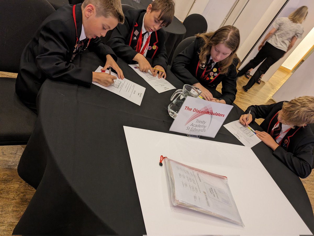 Some amazing team work happening at the Maths Games today! <a href="/TrinityAcadStE/">Trinity Academy St Edward’s</a> <a href="/trinity_mat/">Trinity MAT</a> <a href="/WRMathsSec/">White Rose Maths Secondary</a>