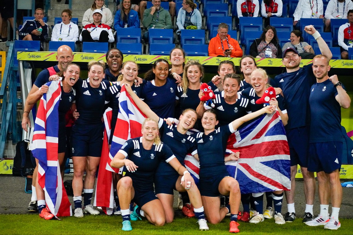 🥇 Great Britain's women's rugby sevens team recently won gold at the European Games in Krakow, Poland to secure a place at the Paris 2024 Olympics. 

Next stop ➡ Paris 🙌 

#EuropeanGames2023 #Paris2024 #Olympics #Paris #Team #PushingTheBoundaries @GBRugbySevens