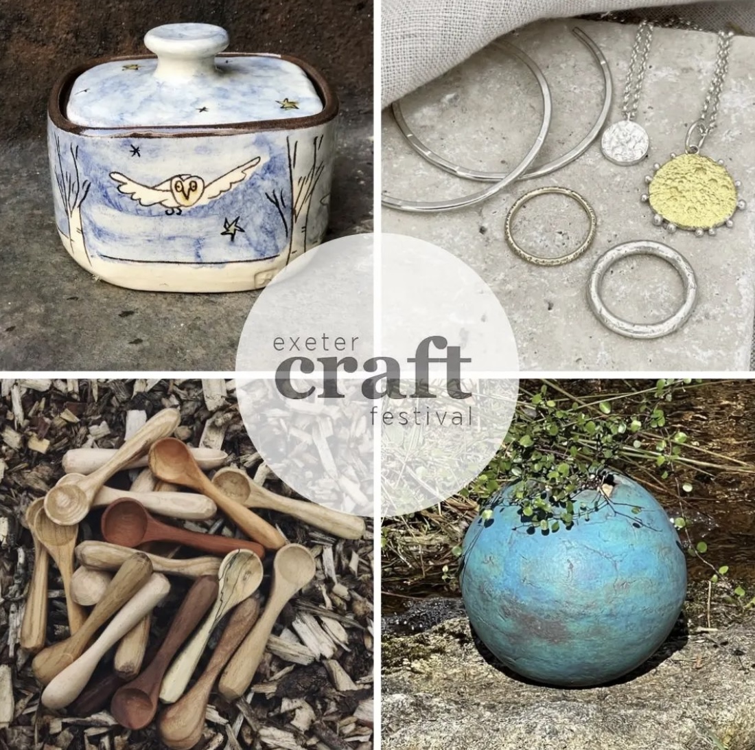Ooh, one week to go until one of my favourite #Exeter events of the summer - the @exetercraftF 

#CraftFestival #LoveExeter 

exetercraftfestival.co.uk

twitter.com/CathyNewellP/s…