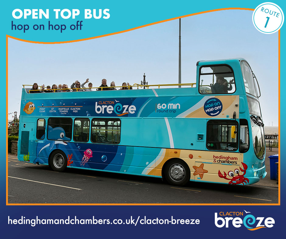 Hedingham and Chambers on Twitter "🎉 Hop on the Clacton Breeze and bus