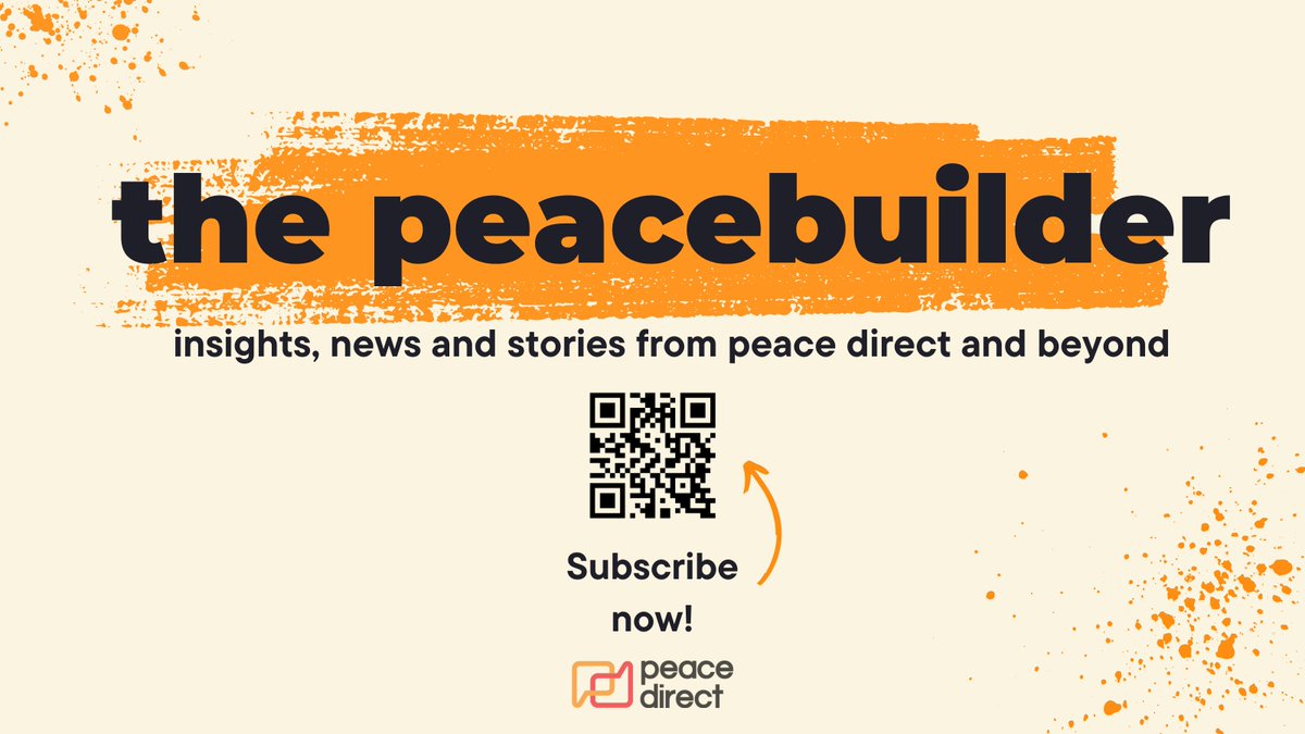 insightconflict's tweet photo. ๐ฐIntroducing... #ThePeacebuilder! ๐๏ธ
The #Peacebuilder is our brand new quarterly newsletter, designed to bring the latest insights, news and stories from across @peacedirect @insightconflict and beyond.
Subscribe now! ๐ https://t.co/WF1rlRg27a https://t.co/6vYganSyTT