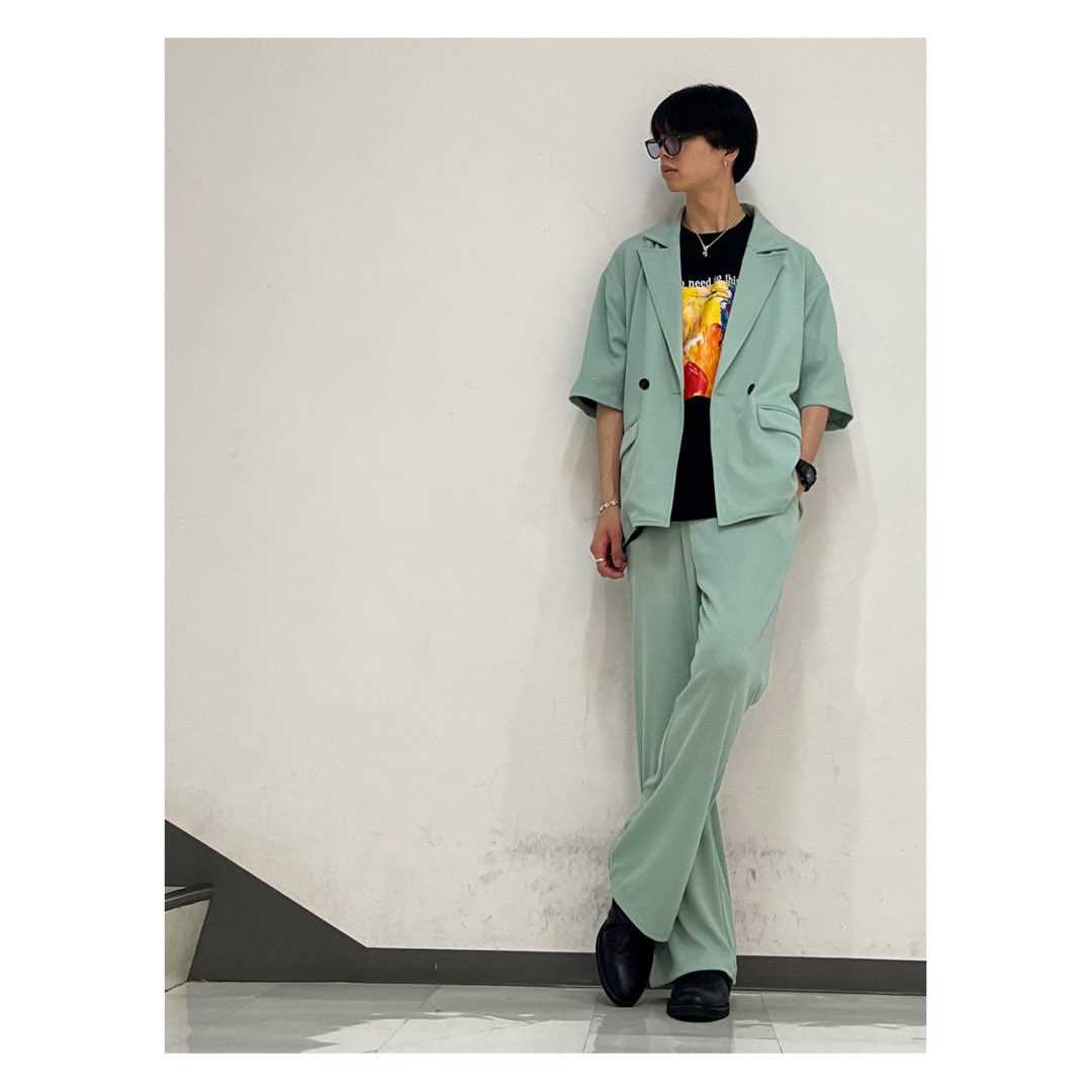 BAFNxN's tweet photo. 〜NEWTRAL TOKYO/NO ID.〜
2023 S/S collection✨
【テレコハーフスリーブJKT】
color:L. GREEN/size:ONE
#noid #newtral #newtral_tokyo #painting #fashion #ootd #kawaii #emo #staff #ss #todayscode #summer #summerfashion https://t.co/15NALYfpBZ
