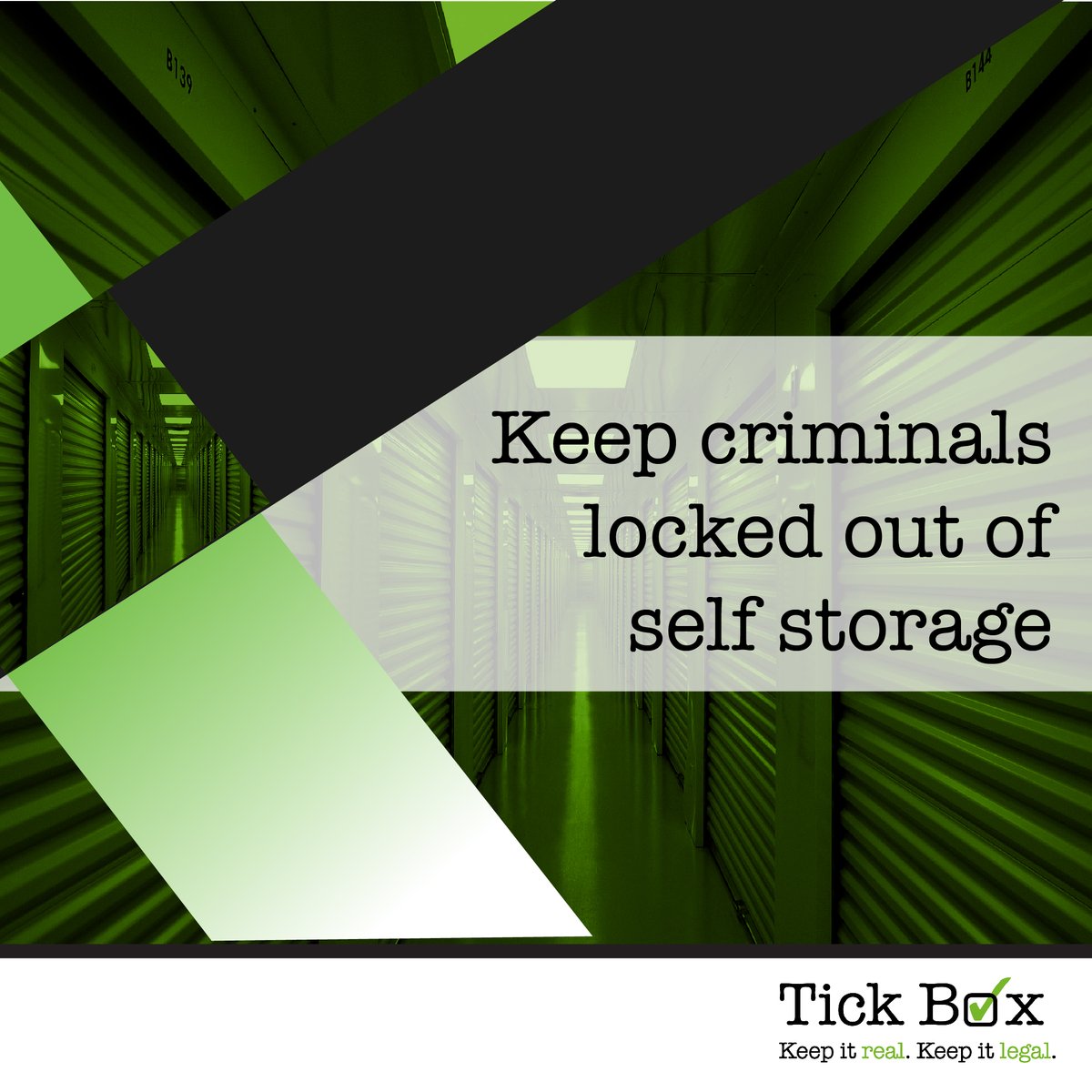 Ensure your self storage facilities are free from fakes by signing up to our tick box scheme: (link): bit.ly/Tick-Box

In partnership with <a href="/The_IPO/">Intellectual Property Office UK</a> <a href="/info_SSA_UK/">SSA UK</a>  &amp;Trading Standards, the scheme makes it simple for owners to be sure of who is storing what at their premises.