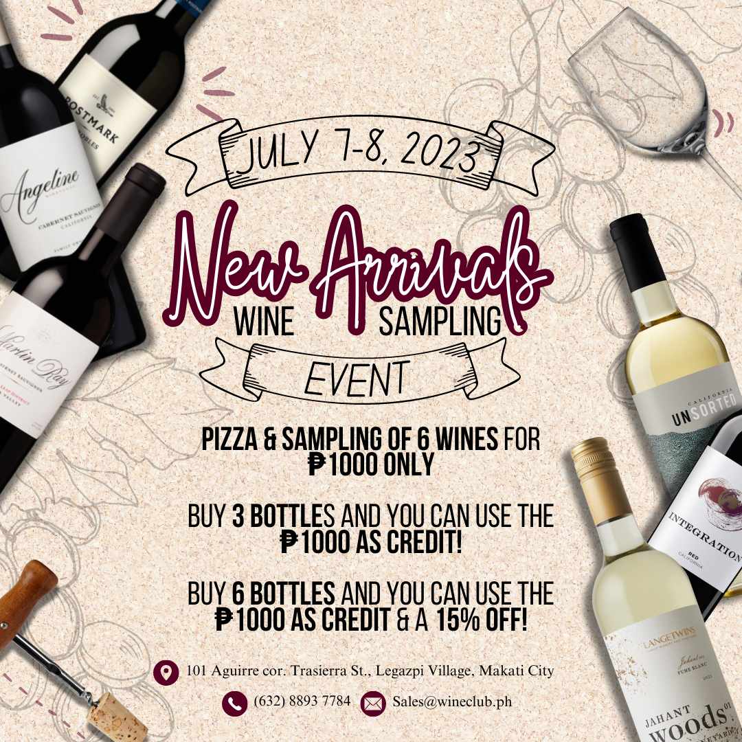 PrimerPH's tweet photo. Embark on an exclusive wine adventure at The Wine Club! Immerse yourself in the excitement of sampling its latest arrivals from around the world.
Don't miss out on this two-day event on July 7-8! Cheers! #TheWineClubPH #Winelover #WineSampling #ExclusiveEvent https://t.co/ZfWCkJIRuh