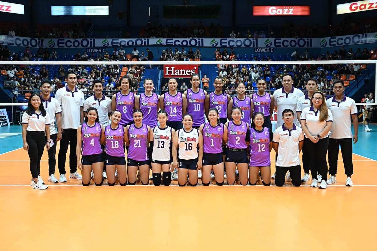 The sister teams won today! Congratulations Creamline and Choco Mucho! 💜💗

#PVL2023