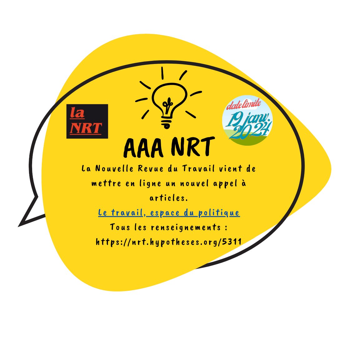 Nlle Revue du Travail tweet media