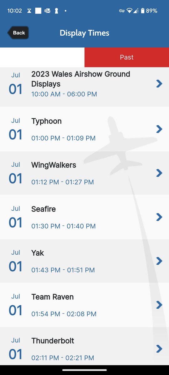 robertniallross's tweet photo. timetable for the Swansea Air show (1) #swanseaairshow https://t.co/ImXnWcHTgI
