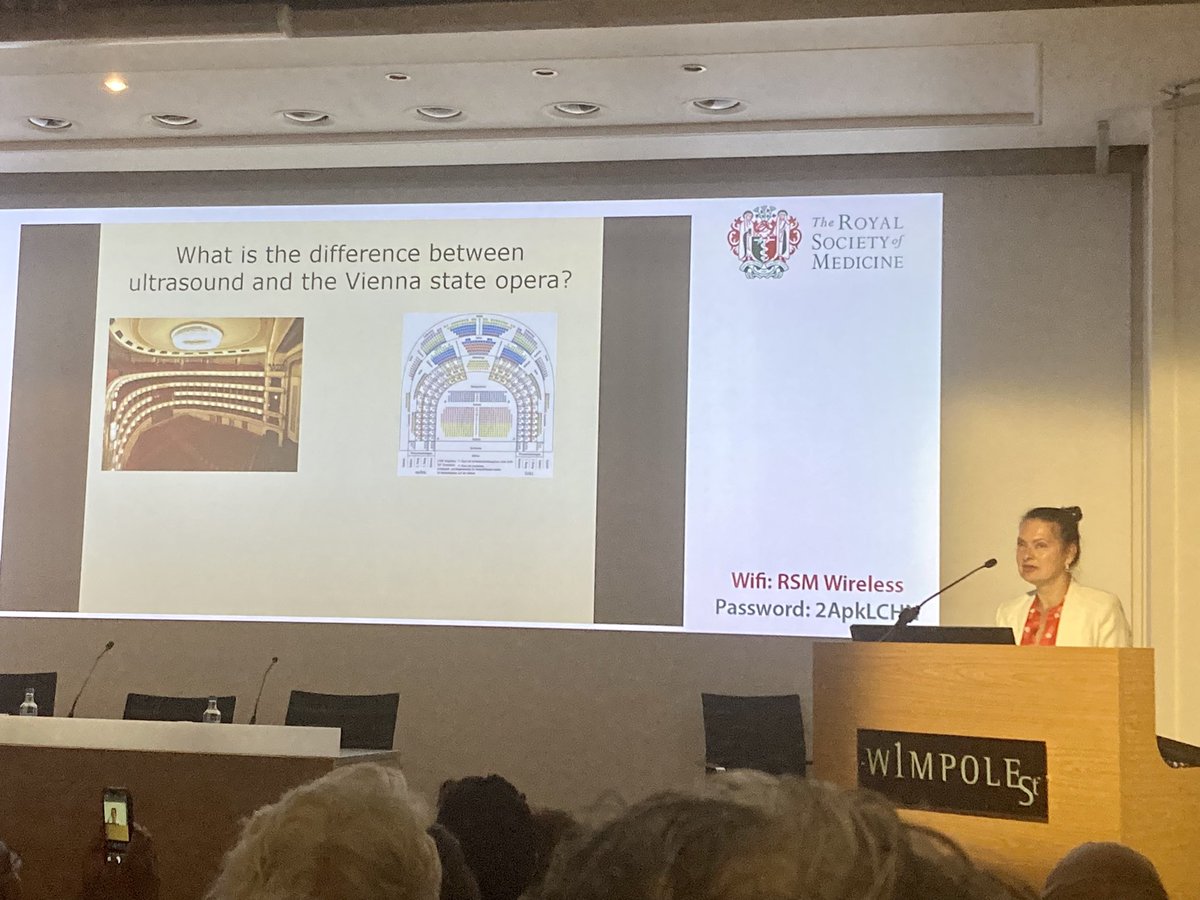 The difference between the Vienna Opera House and ultrasound of the neck? Professor Soraya Robinson has the answers! #bshni #bshni2023 #rsm