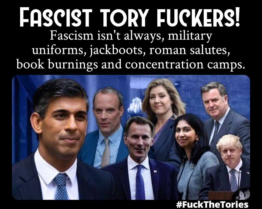 Good morning all ye haters of this corrupt, self-serving fascist, Tory govt ✊
Have a great day 😎

News just in,the Court of Justice has just ruled the Rwanda policy Illegal  😉
But we all fecking knew that 😠

#FuckTheTories 
#RwandaNotInMyName 
#ToriesOut357