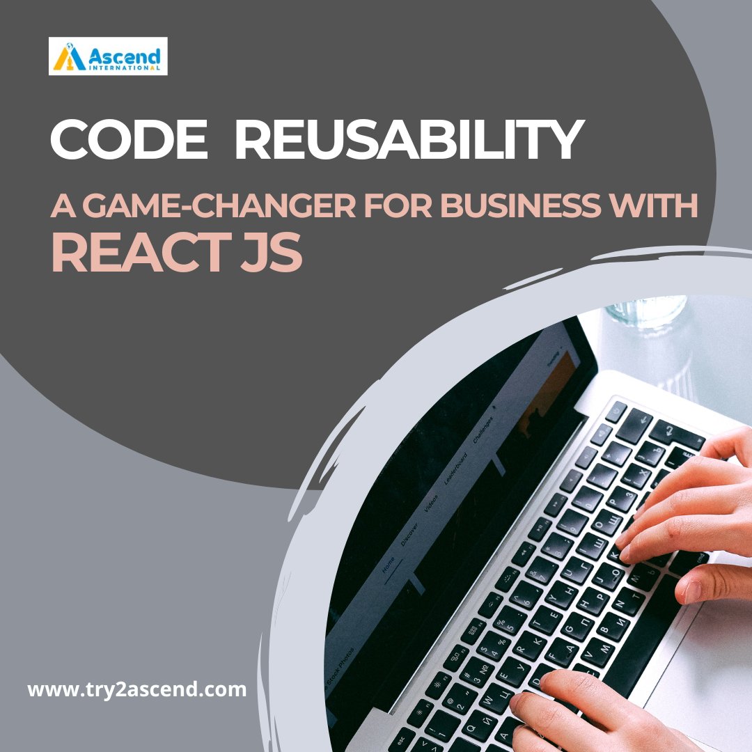 try2ascend's tweet image. Code reusability in React js is a game-changer for businesses.🚀
🌟By Leveraging React js architecture, businesses can harness the power of code reusability and achieve efficient and sustainable software development. 💼
Connect with us at @try2ascend
#CodeReusability #ReactJS