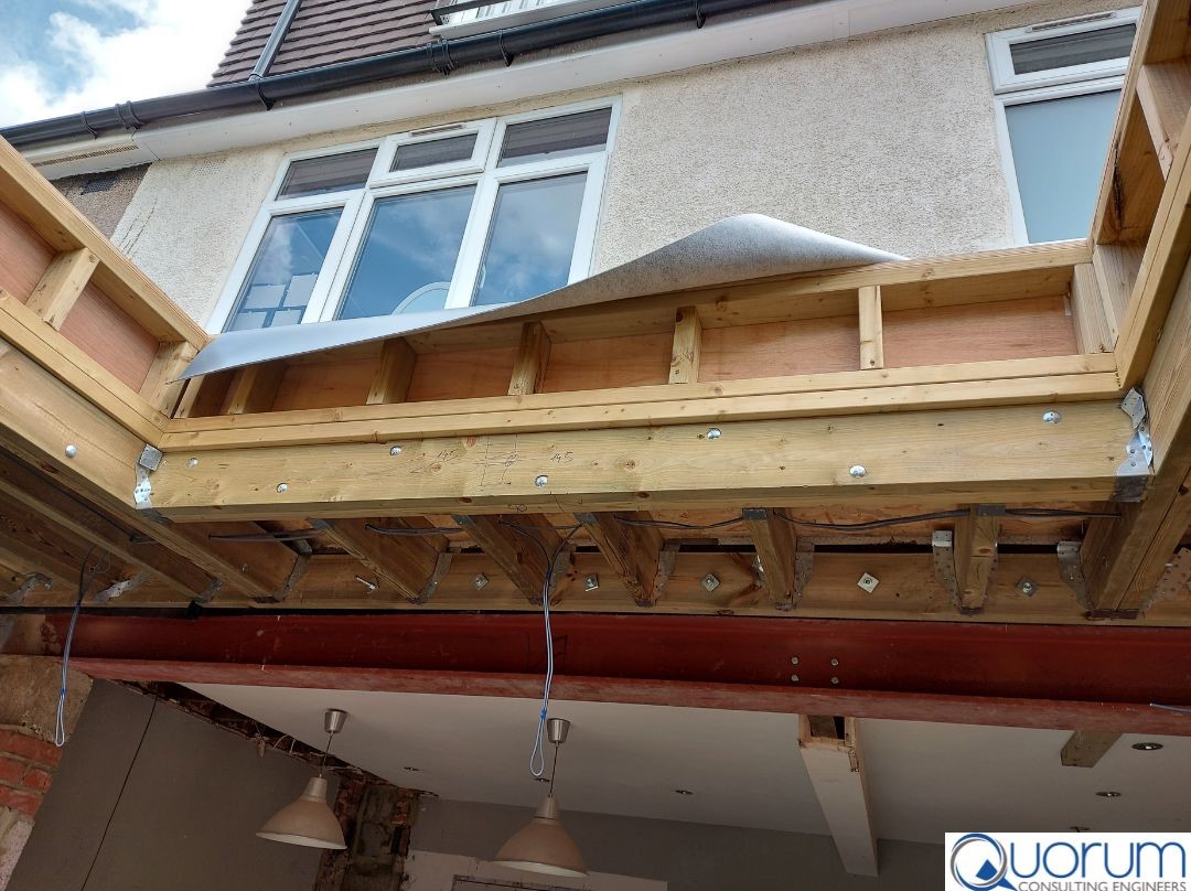 #ThrowbackThursday to a completed project in #Surbiton!
Quorum in liaison with Simon Merrony Architects prepared a #structuraldesign for alterations for this traditionally built semi-detached property.
#SteelStructure #FoundationDesign #WrapAroundExtension #RoofStructure