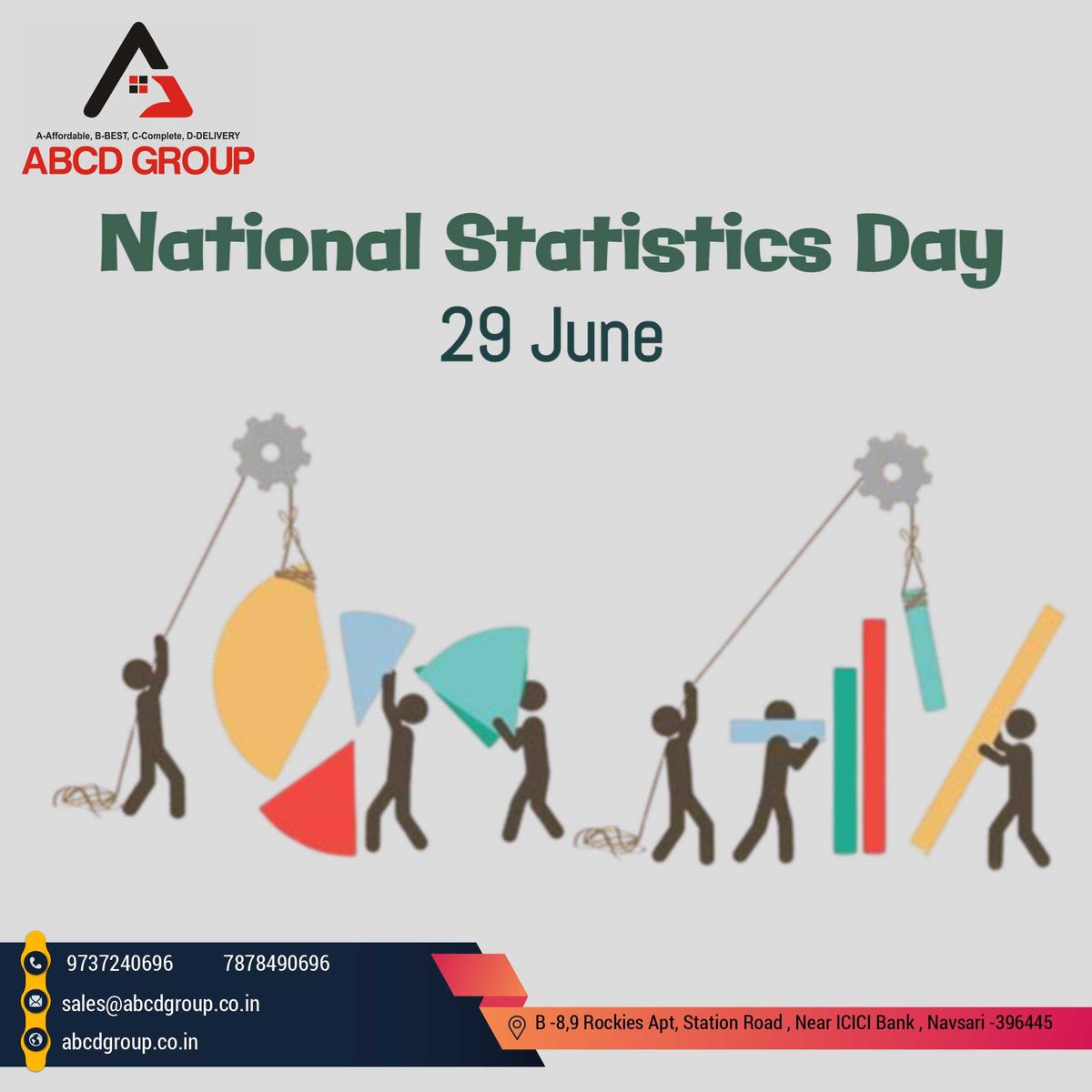 Greetings from ABCD GROUP
                    #DataMatters #DataVisualization #StatisticsForDevelopment #StatisticsInAction #DataInnovation #DataReporting #DataManagement #NationalStatisticsDay #DataScience #DataDrivenInsights