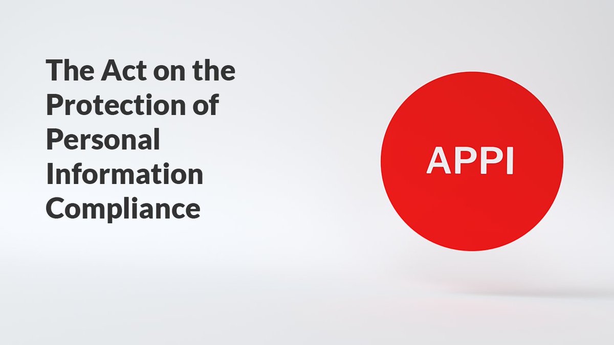 datasunrise's tweet image. The Act on the Protection of Personal Information (APPI) is a Japanese law that protects personal data and regulates its usage. Keep your customers' data safe with DataSunrise. Learn more: bit.ly/3Vq8Nwo
#APPICompliance #datasecurity #databaseprotection