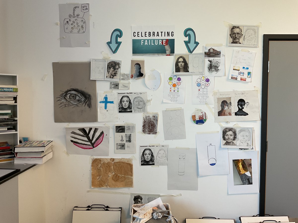 Something you may not know about us, is that we always champion those who take creative risks. 

All pupils are encouraged to display their work - especially if it all went a bit wrong, building a culture in which failure is accepted and celebrated.

#BeBold #BeBrave #BeBrilliant