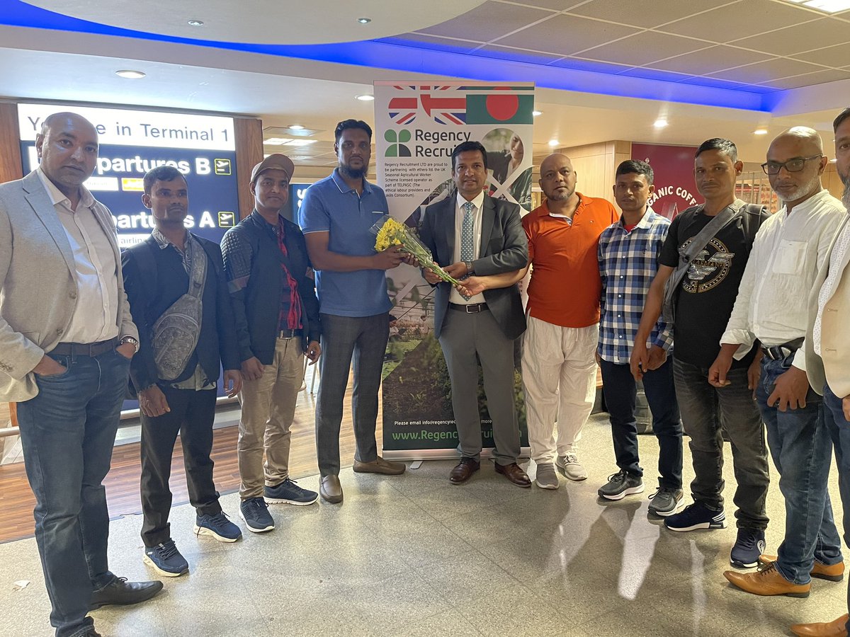 Our first batch of seasonal workers have arrived from Bangladesh and they are received by the commercial consulate of  @UKinBangladesh on 25th June. 

Bangladesh is a agriculture rich country and has the capacity to contribute and become a safe and sustainable spice for UK