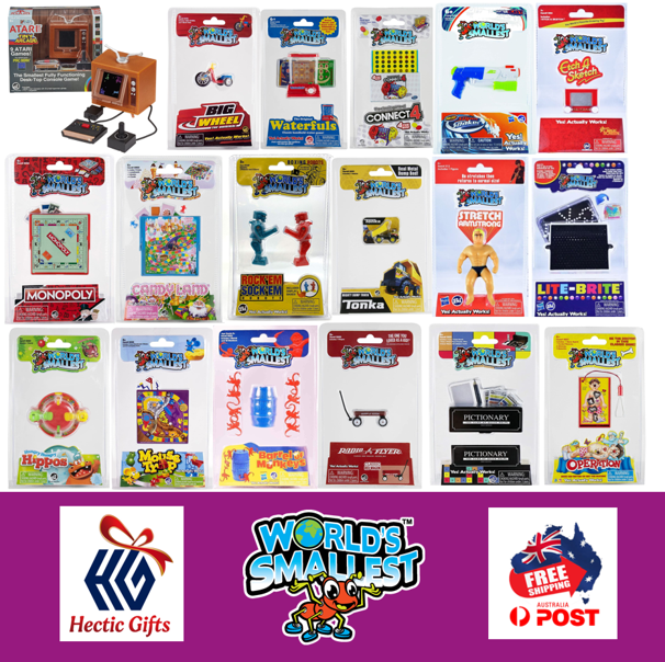 Collect your favourite childhood games and toys from the World’s Smallest collection!

hecticgifts.fun 
 
#New #HecticGifts #Retro #Toys #Games #Collectibles #Nostalgia #Nostalgic #Classics #FreeShipping #AustraliaWide #FastShipping