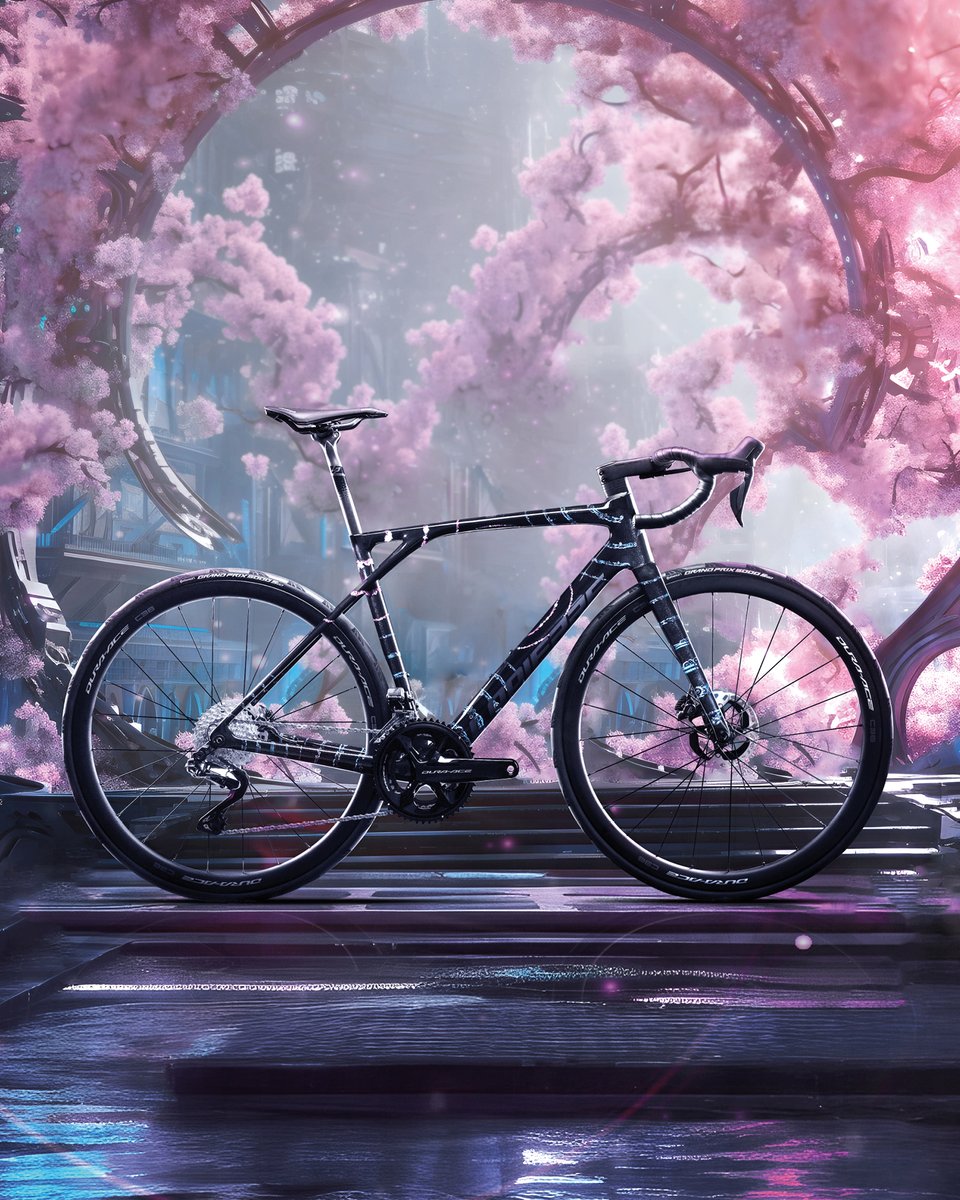 When Lapierre meets AI. 🌸 Introducing the new Xelius SL 10.0 Symbiosis edition - The first road bike ever designed both by artists and AI technology.