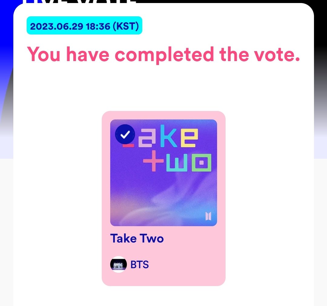 🔔 | Cast your votes for #TakeTwo on today's MCountdown Live Voting NOW!! 

WE NEED TO HAVE A BIG GAP HERE! 

🗳️:mnetplus.world/community/vote…
