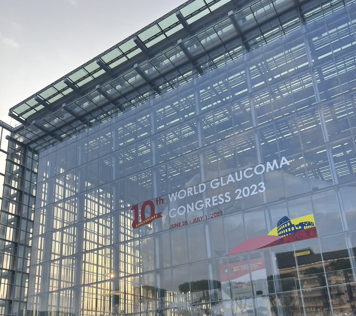 Great to be at #worldglaucomacongress in Rome. Straight into action at 7am (6am UK time!) this morning with a session on advancing glaucoma diagnosis and treatment with  rockstar MIGS maestro Ike Ahmed and the ever exemplary Ingeborg Stalmans