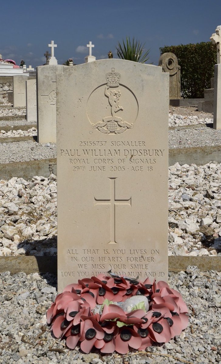 Paul’s final resting place in North Front Cemetery, Gibraltar 😢💔

Thank you for your service Paul ❤️

Lest we forget 🇬🇧