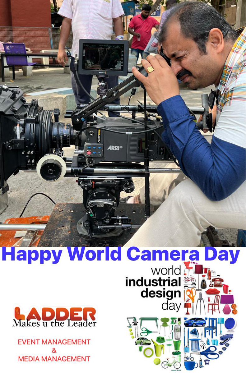 Happy
#WorldCameraDay
&
#WorldIndustrialDesignDay