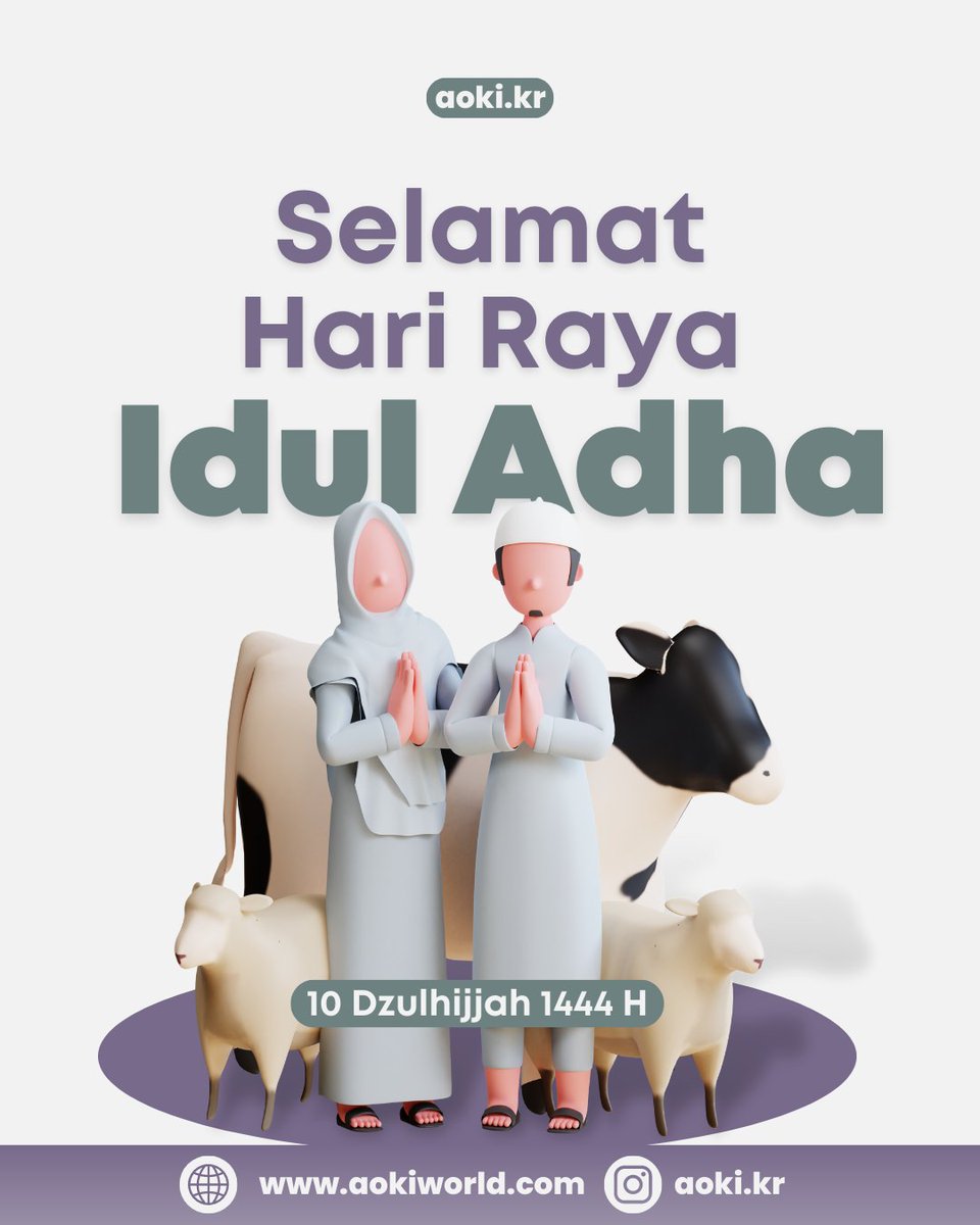 Selamat Hari Raya Idul Adha semuanyaa 🥰

#emsbyaoki