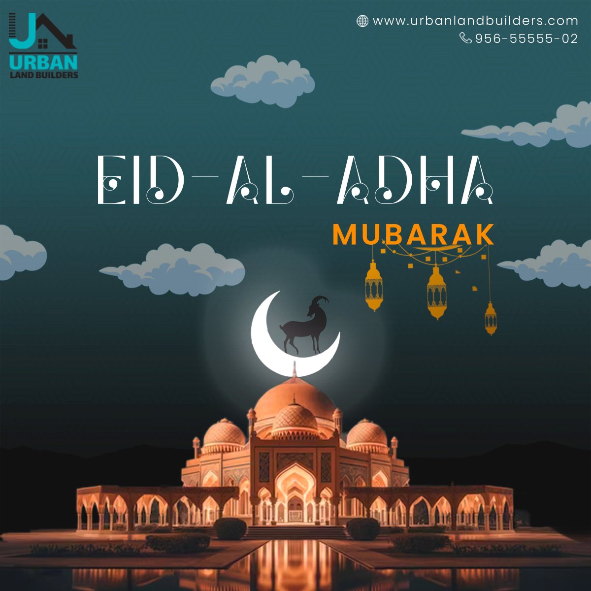 Wishing you all a blessed Eid-al-Adha filled with blessings, joy, and merriment.

#EidAlAdha #EidMubarak #Eid #EidUlAdha #EidUladha2023 #UrbanLandBuilders #realestate #homesforsale #khararproperty