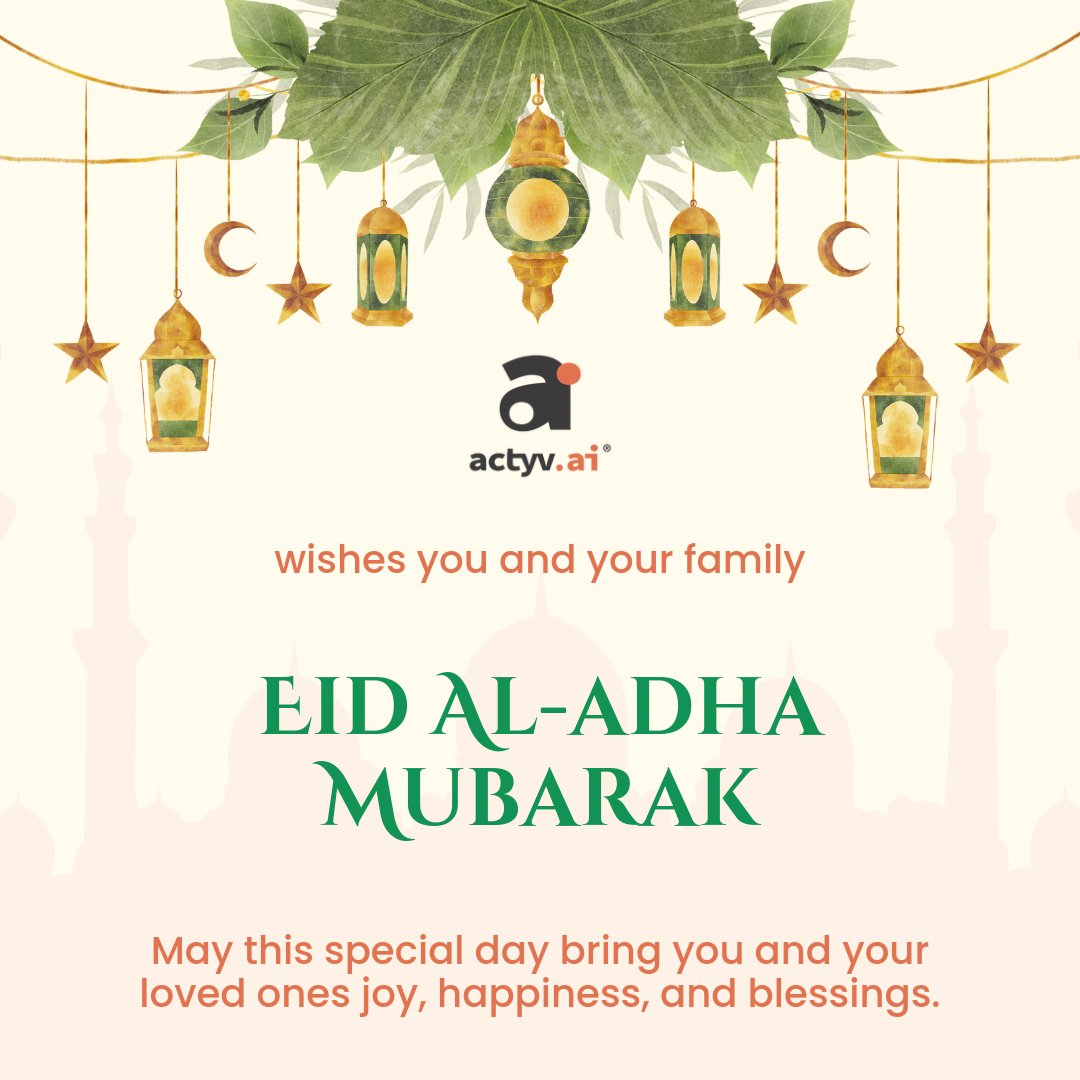Embracing innovation and inclusion this Eid! Wishing you a joyous celebration filled with family, friends, and unforgettable moments.

#EidMubarak