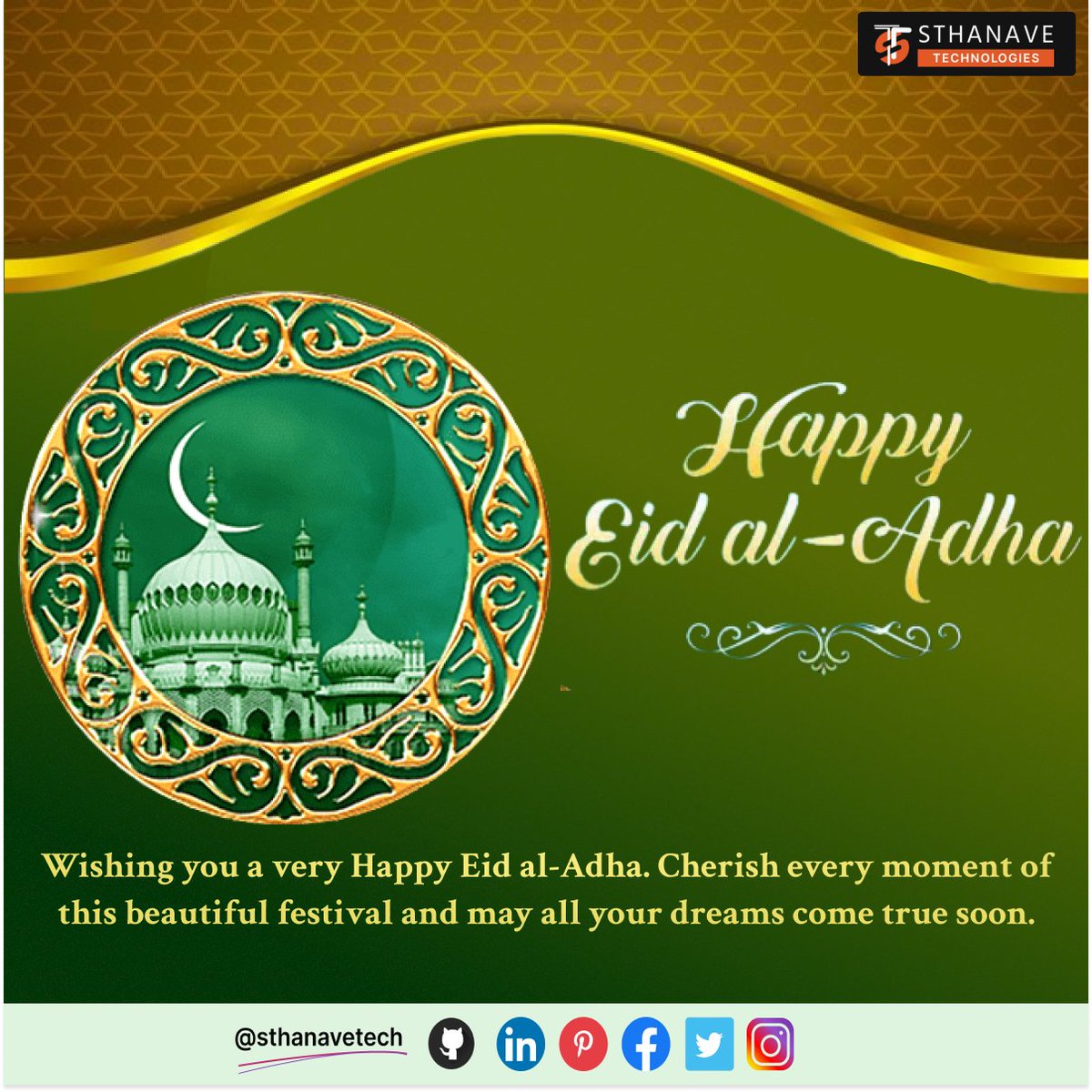 SthanaveTech's tweet image. #sthanaveTech #Eid2023  #ईद_मुबारक #EidGreetings #EidMubarak #EidUlAdha2023 #EidCelebrations  #EidAlAdha