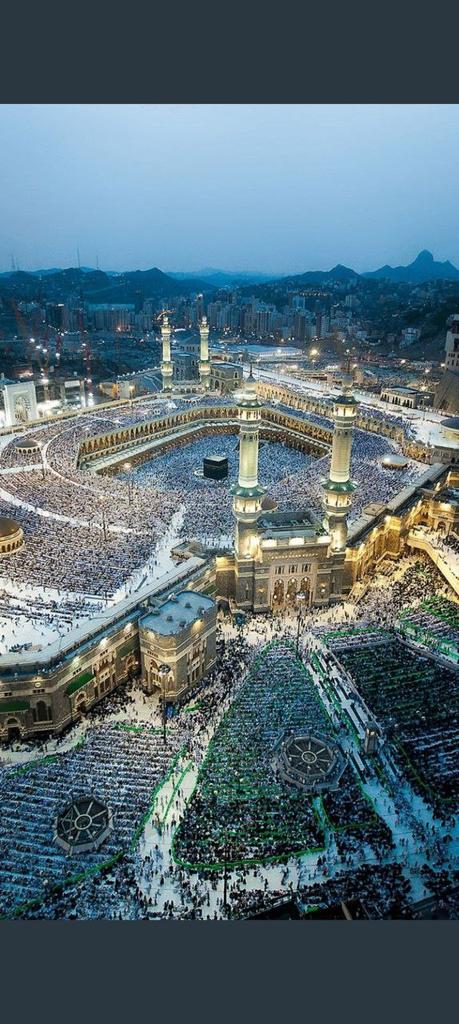 Hajj can bring spiritual and moral upliftment to the whole humanity;  And this is the vital need of mankind today.  Hajj can invalidate all plans of arrogance and ˈZīəuˌniz,əm' for the moral downfall of mankind today and tomorrow.
#الكعبة_تجمعنا
