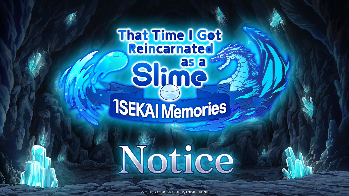 Update Notice

A data update will occur at 9:00 UTC on 6/29 (Thu).
It may require around 1.6 GB of data transmission.
Wi-Fi is recommended.

#SlimeIM #tensura