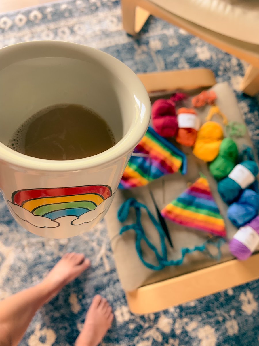 SunKnits's tweet photo. Because Rainbow 🌈
Just sharing a rainbow WIP with an hour and a quarter left in WIP Wednesday because we can’t never have too many rainbows - can we?
#knitting #knittingtwitter #becauserainbow #humansthatyarn https://t.co/KloNeCdulr