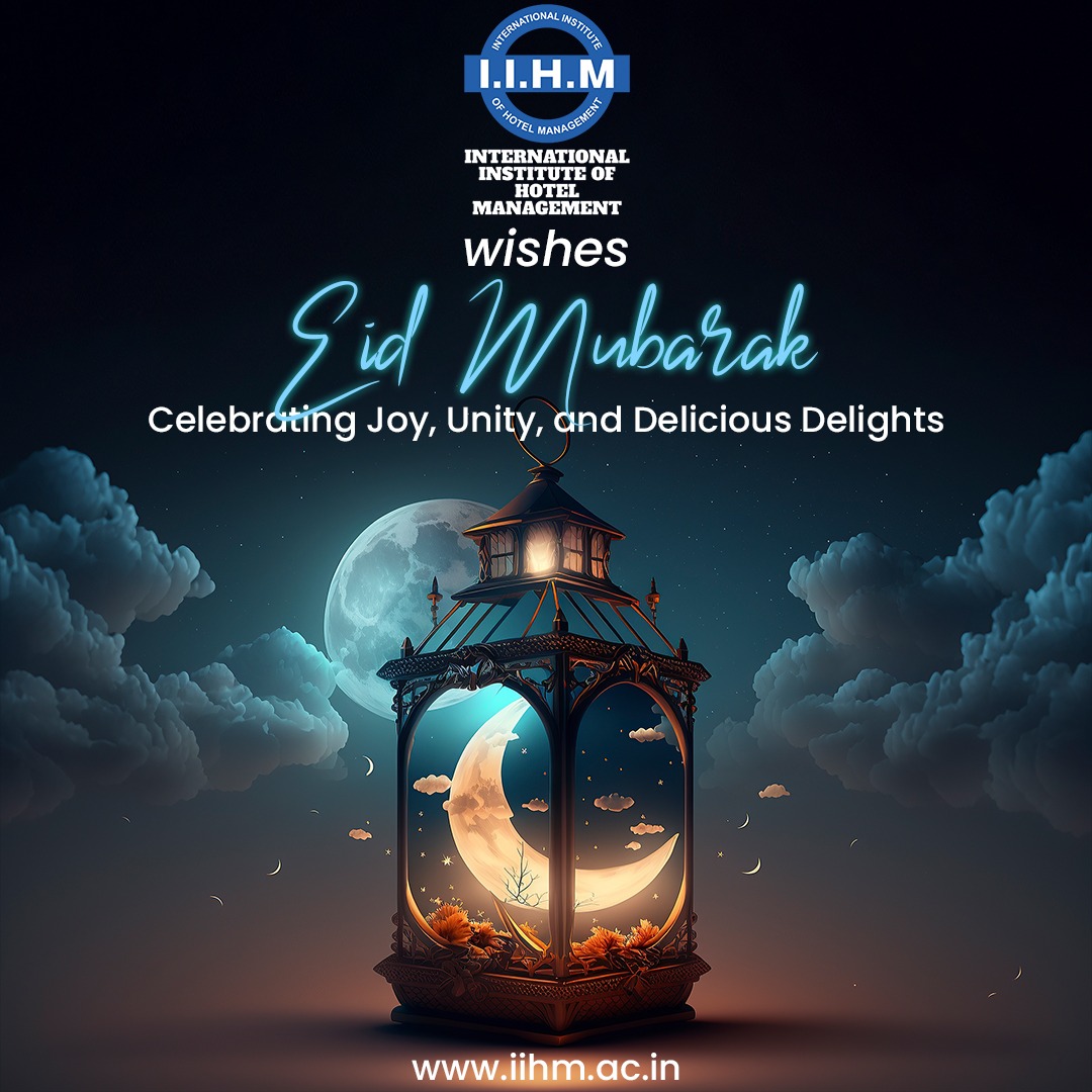 Eid Mubarak! Join IIHM to unlock your hospitality potential this Eid.

#IIHMhotelschools #BakridHospitality #iihm30years #iihmbest3years #EidMubarak #EidUlAdha2023