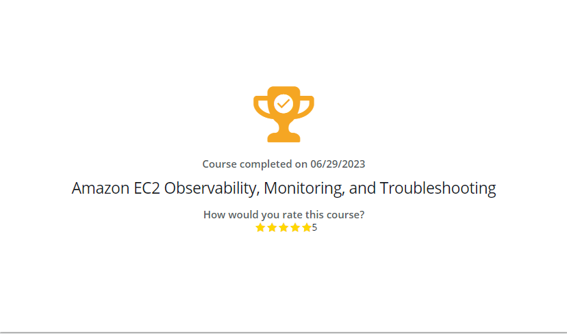 m_dobrowolski_'s tweet image. #AWS #AmazonEC2 #course As I have limited opportunities to pass certification exams, at least I pass the courses.