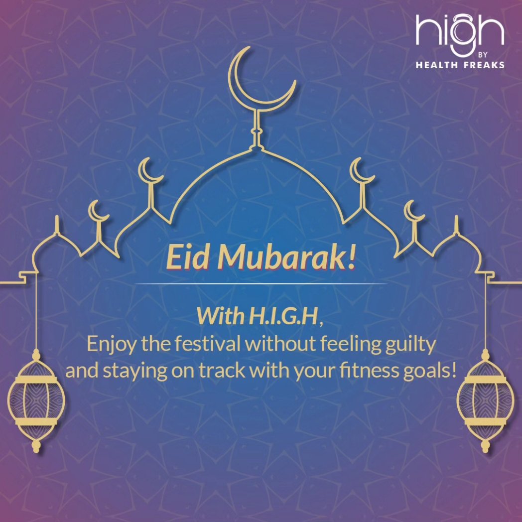 Wishing a Healthy and Joyous Eid to all our fitness enthusiasts! Embrace the festivities with a fit and active spirit. Eid Mubarak! 

#eidmubarak #festival #HealthFreaks #HealthyLifestyle #HIGH #PhysicalActivity #HealthInGoodHands #StayFit #stayhealthyandfit