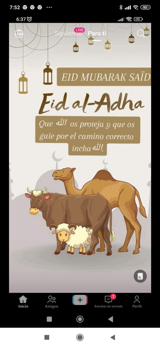 Desde el Gimnástico Melilla Felicitamos a todos los Musulmanes por si Pascua Grande