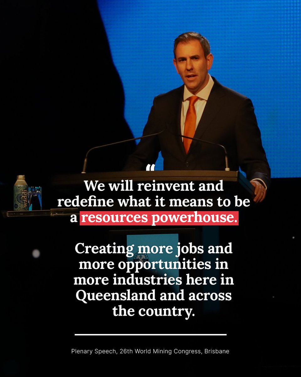 A strong and successful mining industry is an important part of a strong and successful Australian economy, particularly as we look to make the most of the big opportunities on offer in the net zero transformation #auspol #ausecon
