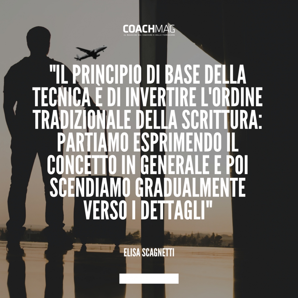Scopriamo insieme ad Elisa Scagnetti la Strategia della Piramide Inversa e come applicare questa tecnica di scrittura alla comunicazione con i nostri clienti.
Prenota la tua copia di CoachMag:
coachmag.it/prodotto/coach…
L’articolo di Elisa ti aspetta a pagina 53!