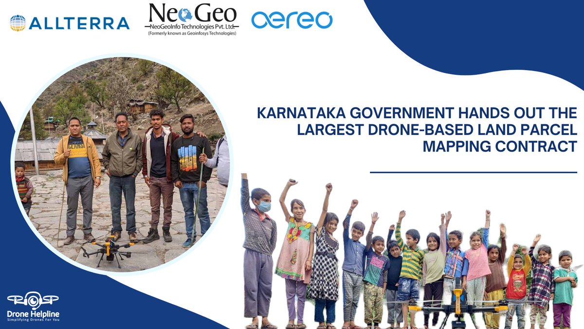#Karnataka Government Hands Out the Largest #Drone-based Land Parcel Mapping #Contract in the World.

Learn More: lnkd.in/dyDNMN98

@Aereo_NextisNow 

#india #project #art #drones #uav #technology #dronestechnology #dronelife #tender #largest #mapping