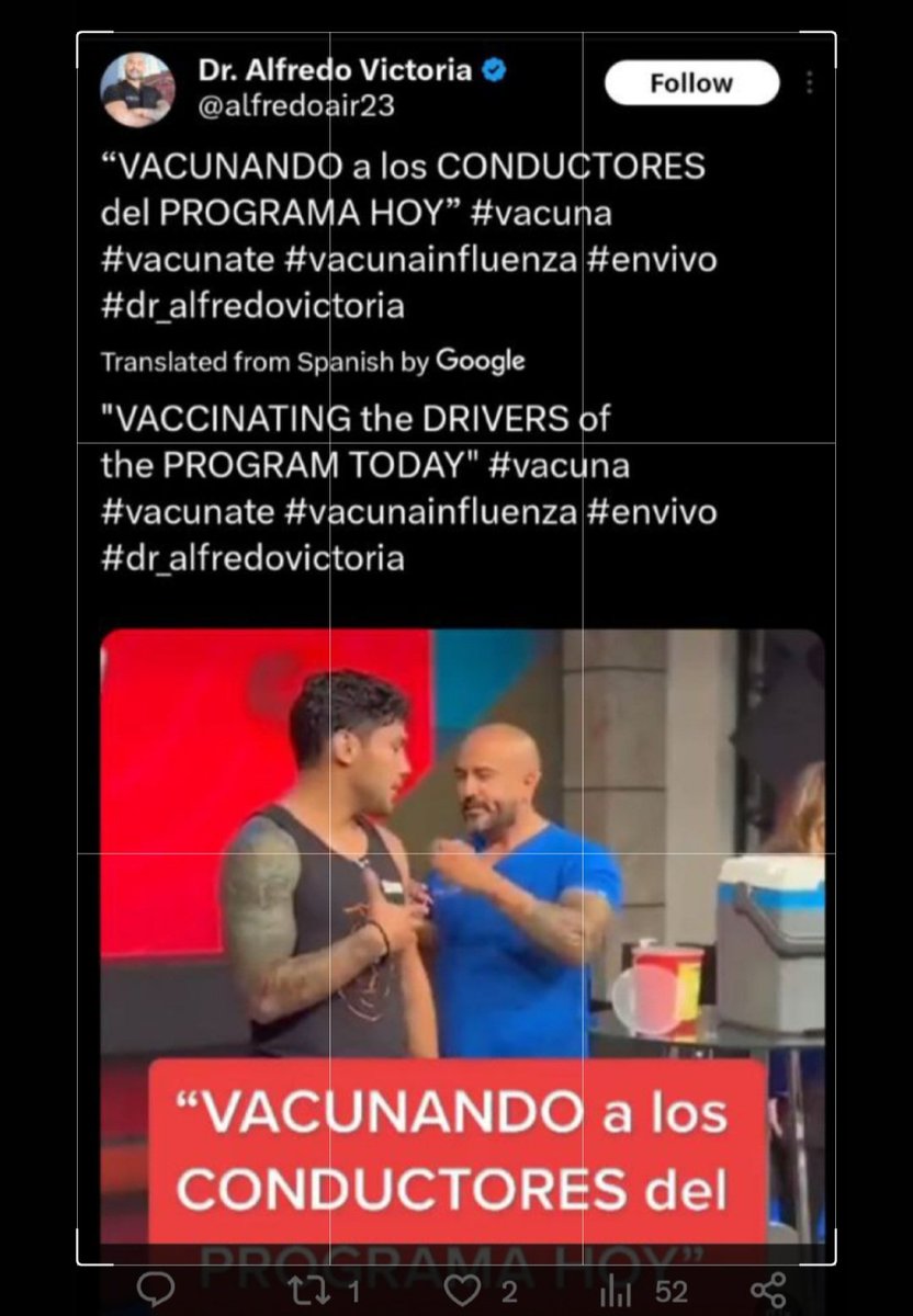 ✅ İnsanları canlı yayında Covid aşıları ile aşı layan aşıları çok savunan aşı savunucusu doktor Dr.Alfredo Victoria geçirdiği kalp krizi sonucu öldü, artık öteki tarafta zebanilere aşı yapar diye tahmin ediyorum