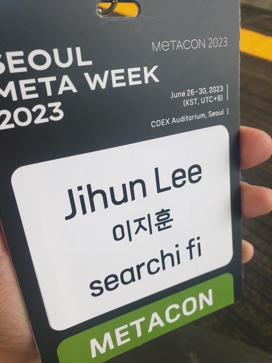 I attended Seoul Meta Week 2023. I hope it can be a useful experience. :) #seoulmetaweek2023 #nft #metaverse