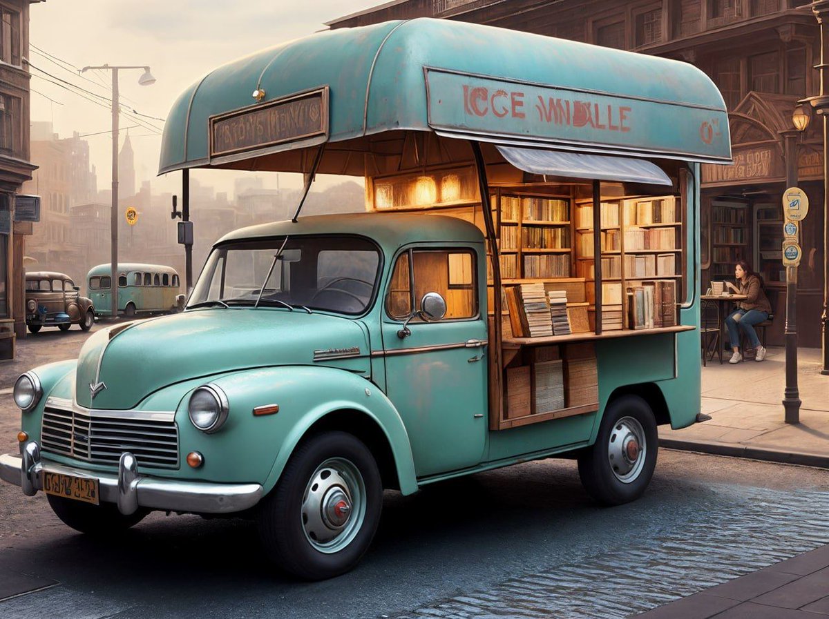 esukhdev's tweet image. &quot;#libray on wheels&quot;
7/ 10