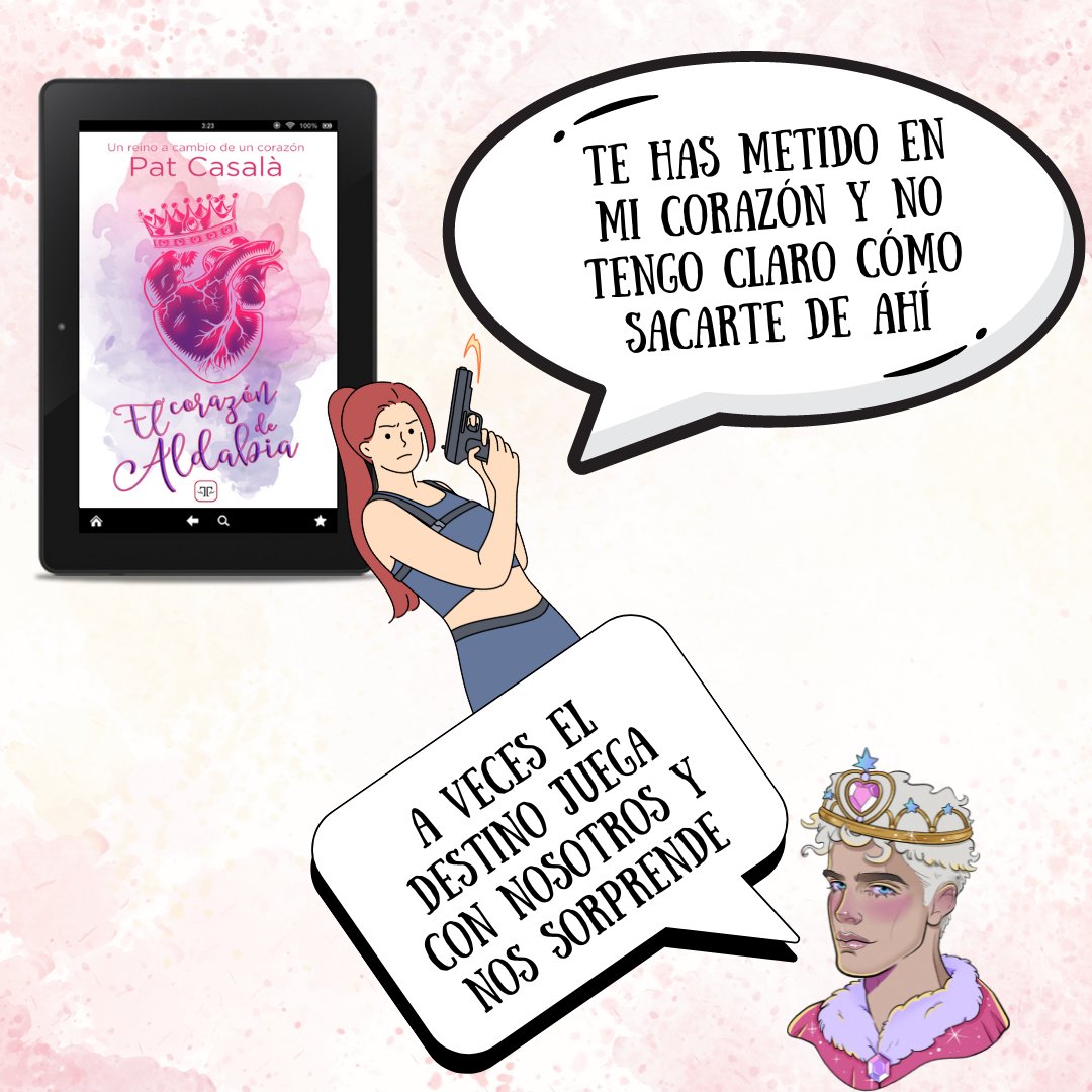 ❤️‍🔥 Un corazón a cambio de todo un reino.

🤴 Él es un príncipe
👩‍💼 Ella su guardaespaldas encubierta.

😎 Él se ha criado en un mundo de privilegios
⛰️ Ella lo ha hecho en las montañas a cargo de un padre adoptivo 

<a href="/Terciopelo_ed/">Terciopelo</a> #PatCasalà