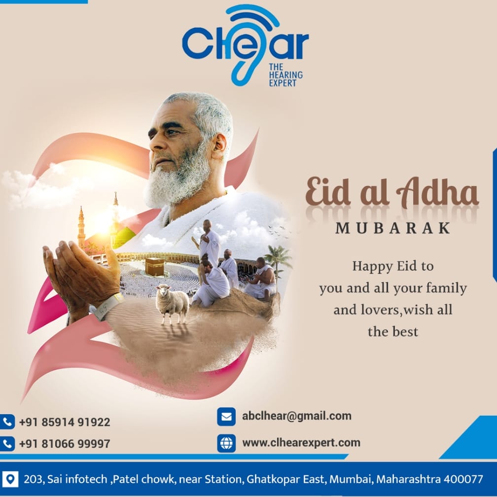 Clhearhearing's tweet photo. Wishing you a joyous and blessed EID 🙌 

#Clhearthehearingexpert
#Eid2023 https://t.co/hTxb8fPUGi