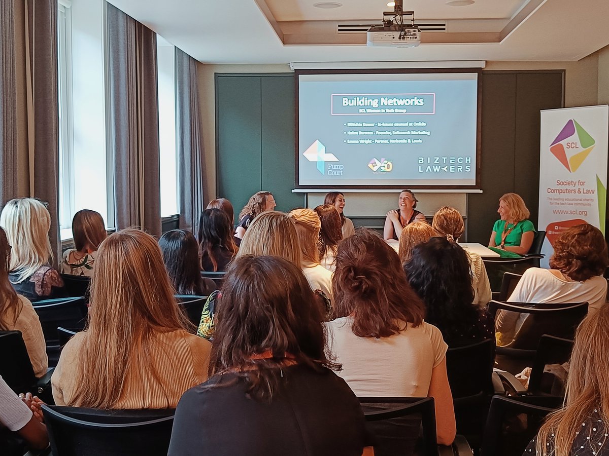 It was a pleasure to host the first in-person meeting of the <a href="/computersandlaw/">SCL</a> Women in Tech Law Group since 2019 <a href="/4PumpCourt/">4 Pump Court</a> yesterday. Thank you to our wonderful panellists <a href="/TMTwright/">Emma Wright</a>, Efftichia Dower and <a href="/HBurness/">Helen Burness</a> and to <a href="/alisonberryman/">Alison Berryman</a> for chairing #techlaw