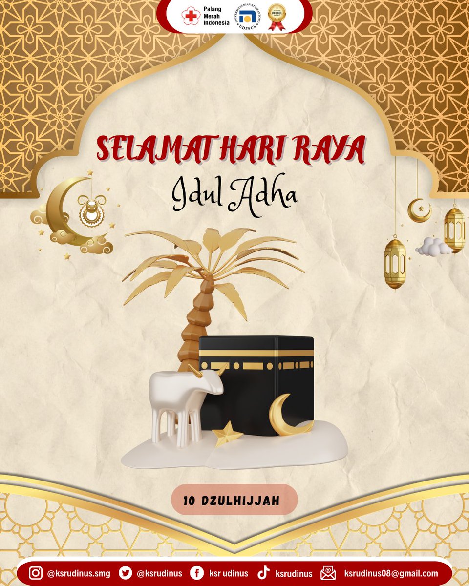 Hari raya kesucian jiwa. Mari kita bersihkan hati dari segala dosa dan noda dengan berkurban dan bersedekah. 
Selamat Hari Raya Idul Adha 1444 h🙏

Siamo Tutti Fratteli.