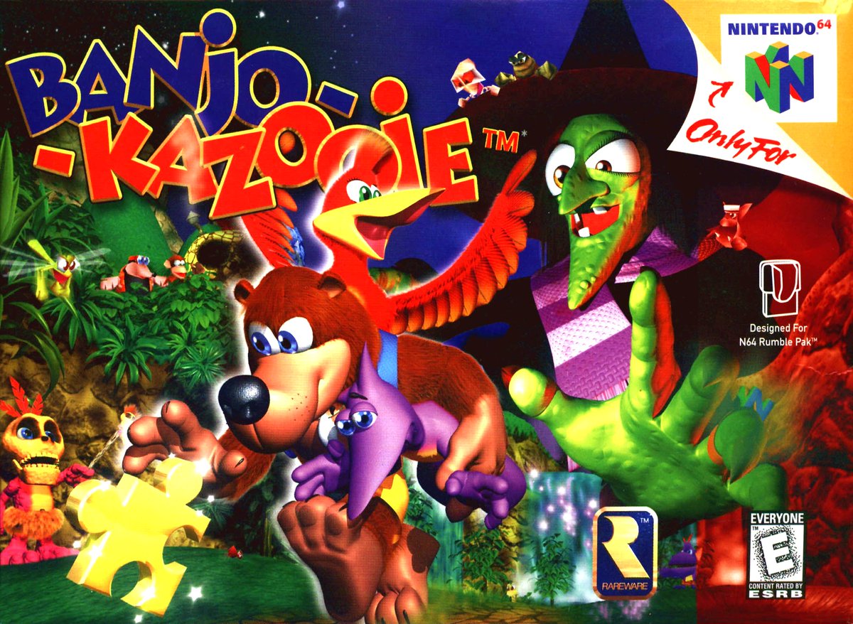 Happy 25 years! 🎂

#BanjoKazooie
#Nintendo64